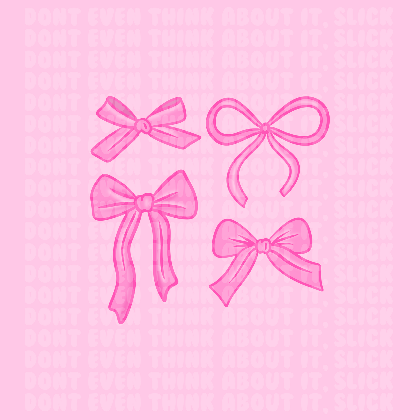 Pink bows