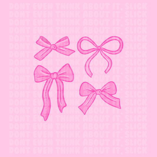 Pink bows