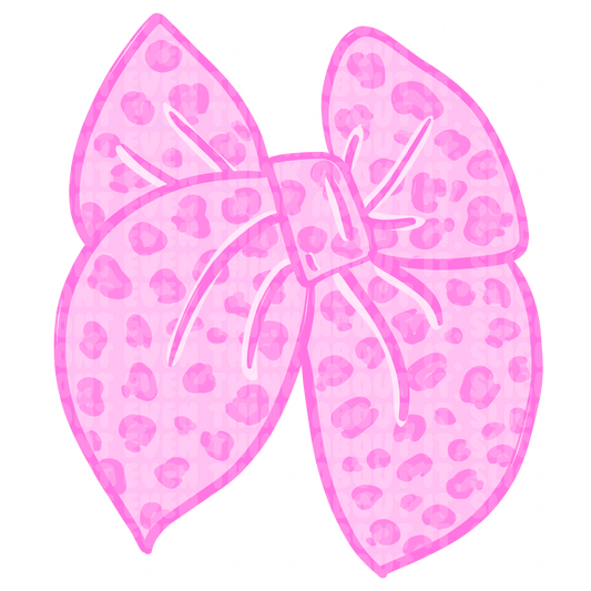 Pink Cheetah Bows