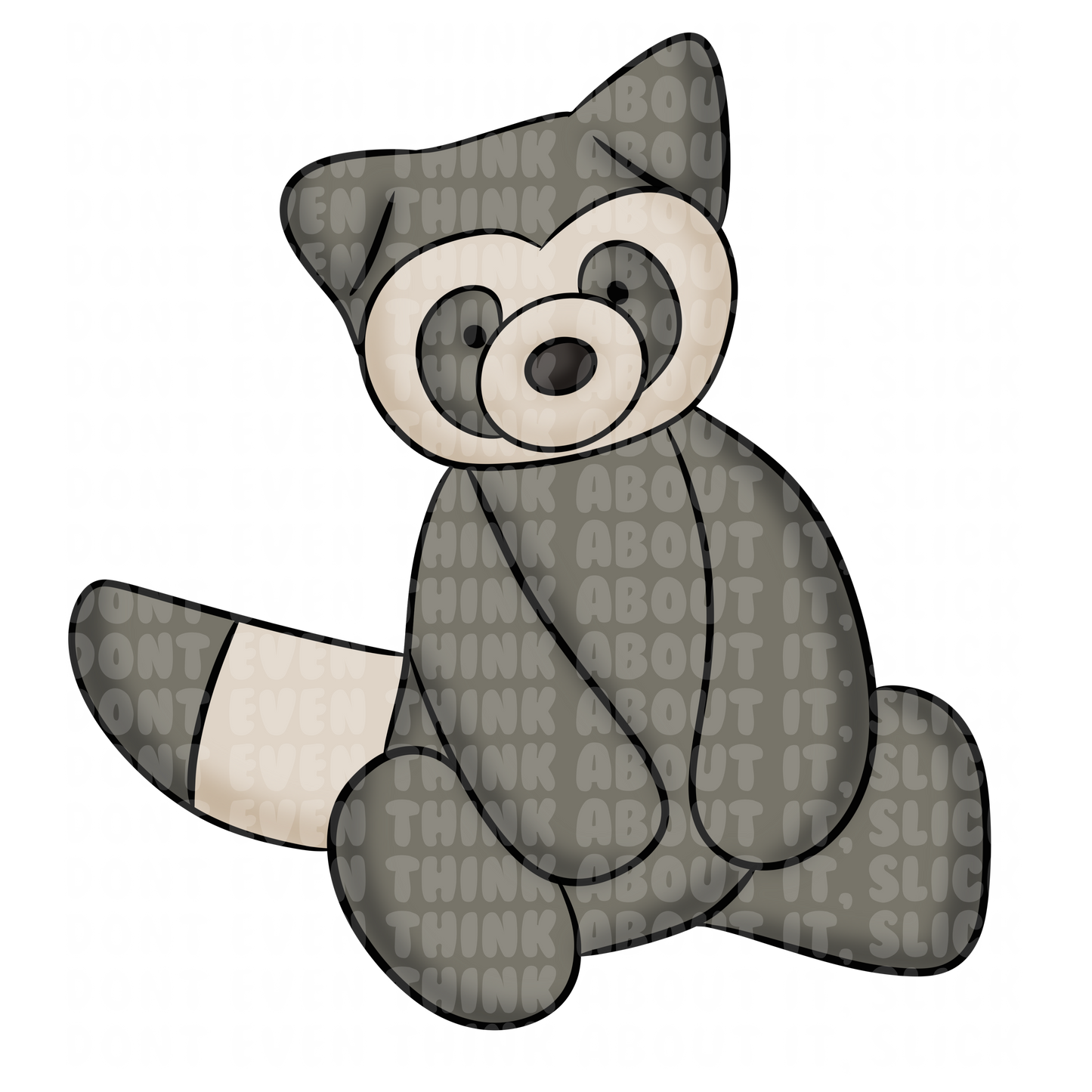 Raccoon plushie